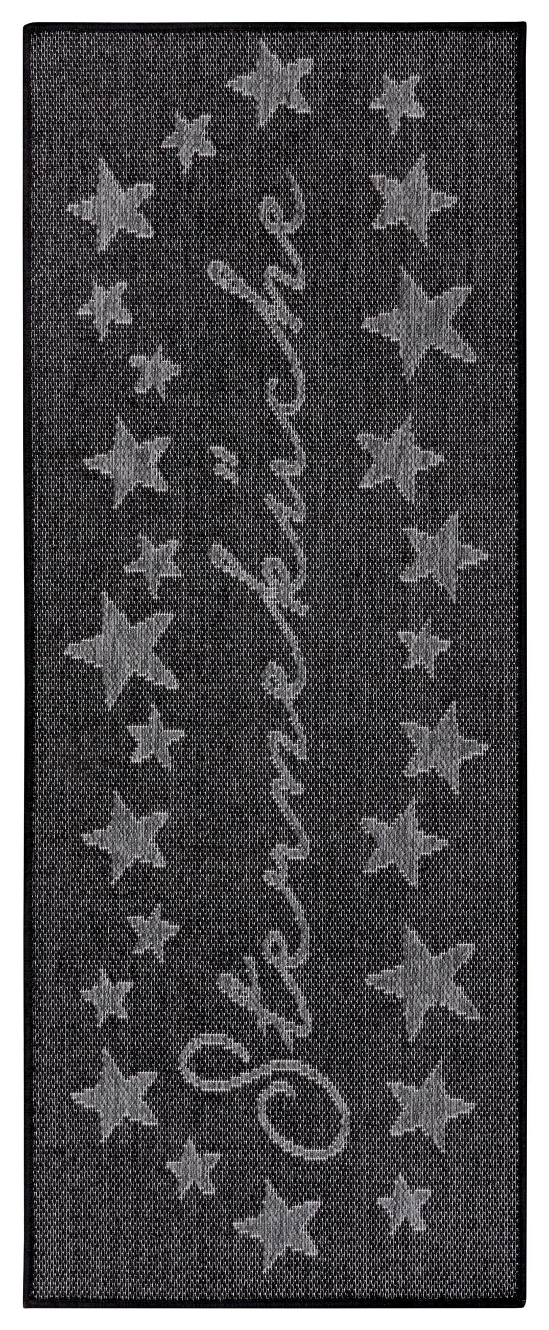 Küchenläufer (rechteckig: ca. 62/150 cm Cucina Schwarz  - Schwarz, Design, Kunststoff (62/150cm)