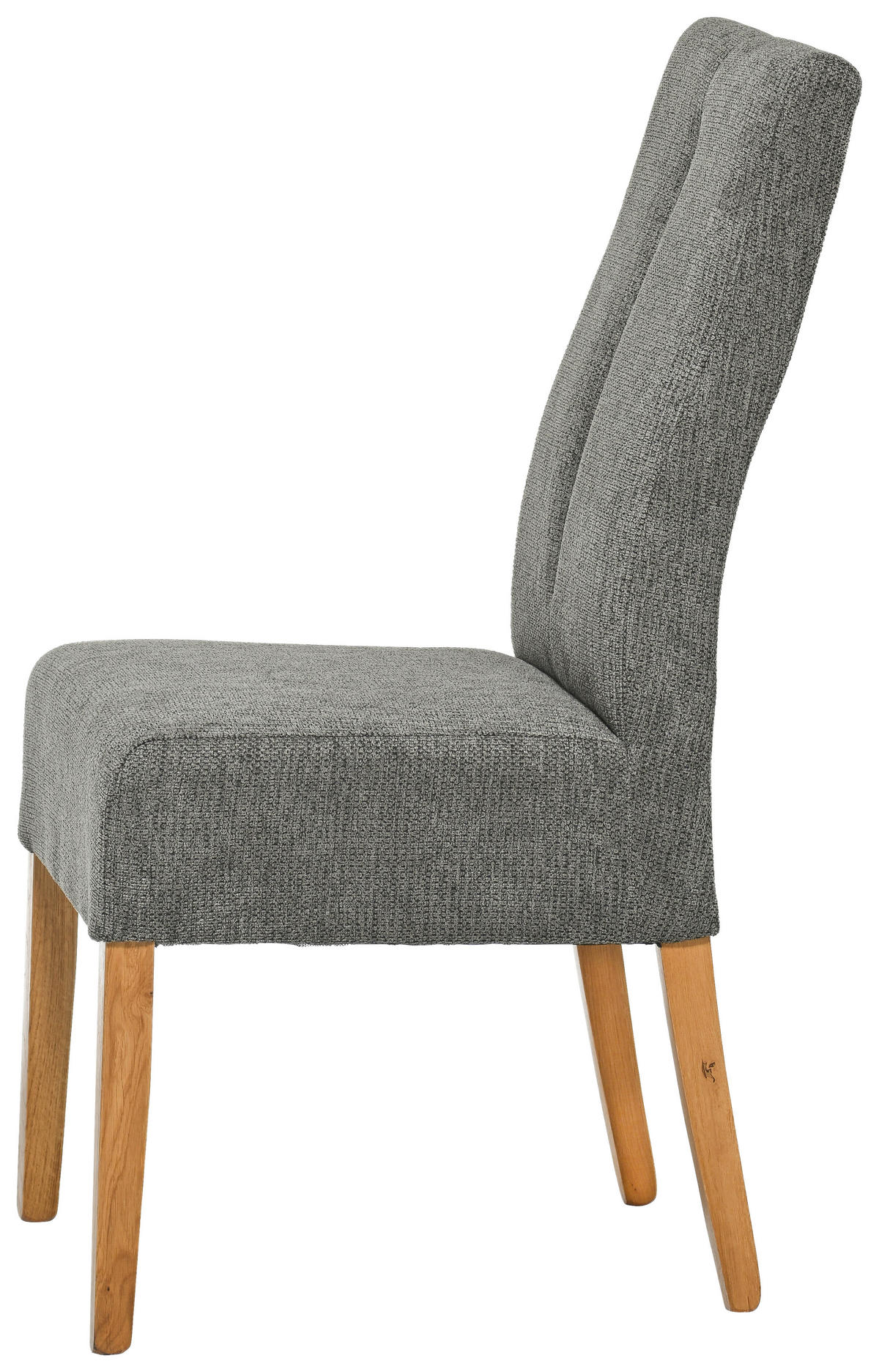STUHL Mikrofaser Eichefarben, Anthrazit Eiche  - Eichefarben/Anthrazit, LIFESTYLE, Holz/Textil (47/104/62cm) - Boxxx
