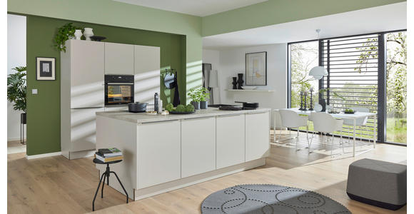 EINBAUKÜCHE   - Sandfarben/Sahara, Design, Holzwerkstoff - Dieter Knoll