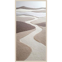 AKUSTIKBILD Abstraktes 120/60 cm  - Multicolor, Basics, Naturmaterialien/Holz (120/60cm) - Euroart
