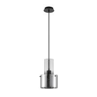 HÄNGELEUCHTE 18/150 cm  - Dunkelgrau, Design, Glas/Metall (18/150cm) - Dieter Knoll