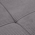 WOHNLANDSCHAFT  in Cord Graphitfarben  - Chromfarben/Graphitfarben, KONVENTIONELL, Kunststoff/Textil (180/376/180cm) - Carryhome