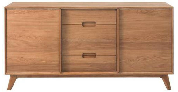 SIDEBOARD 160/80/45 cm  - Eichefarben, Design, Holzwerkstoff (160/80/45cm) - Linea Natura