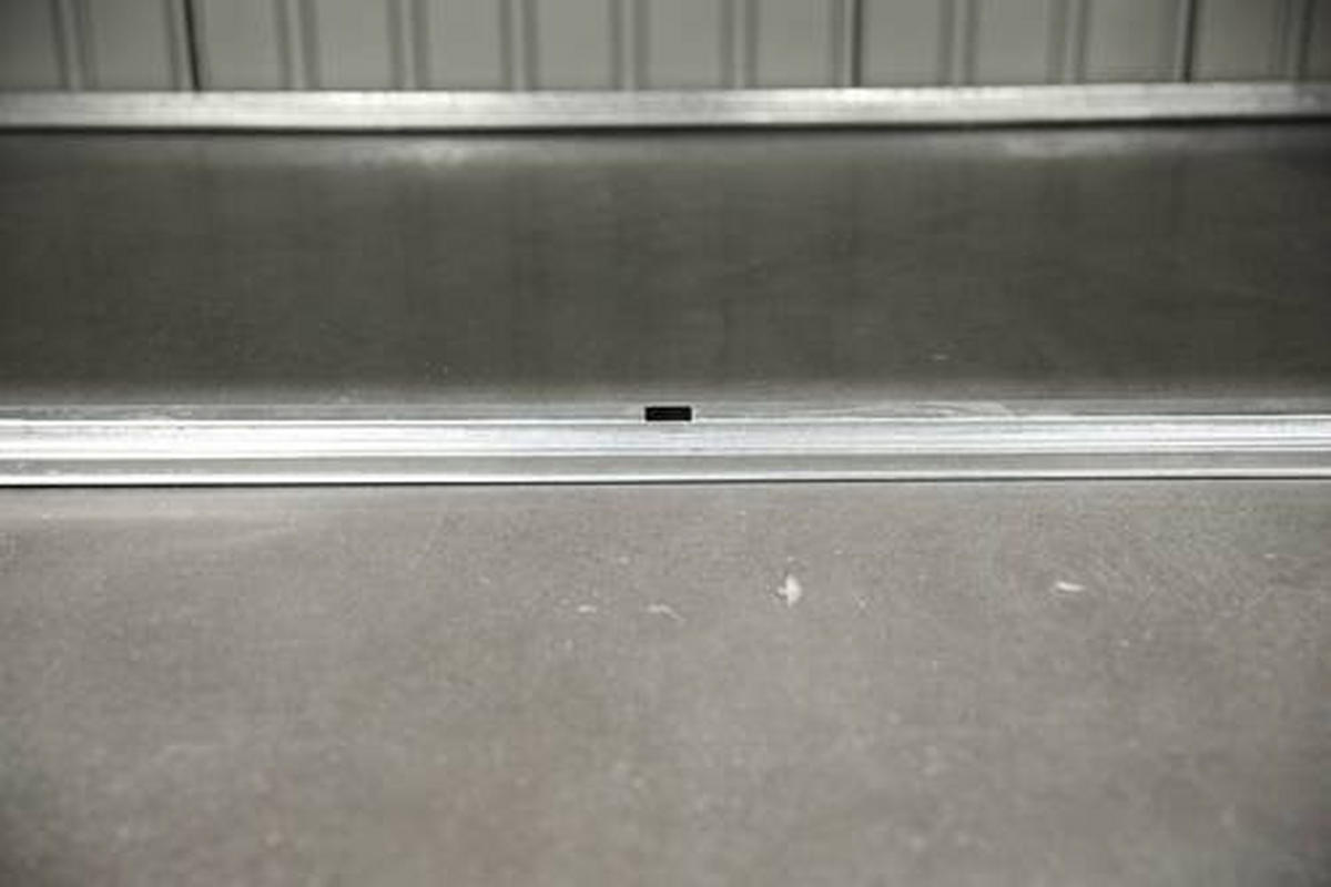 MÜLLTONNENBOX - Dunkelgrau, Basics, Metall (172/131/100cm) - Ambia Garden