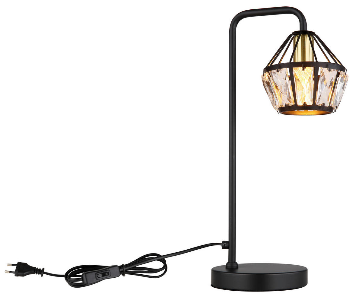VEIOZĂ - străveziu/negru, Konventionell, plastic/sticlă (21,5/12,5/43cm) - Globo