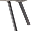 STUHL Lederlook Grau, Schwarz  - Schwarz/Grau, KONVENTIONELL, Textil/Metall (56/84/60cm) - Livetastic