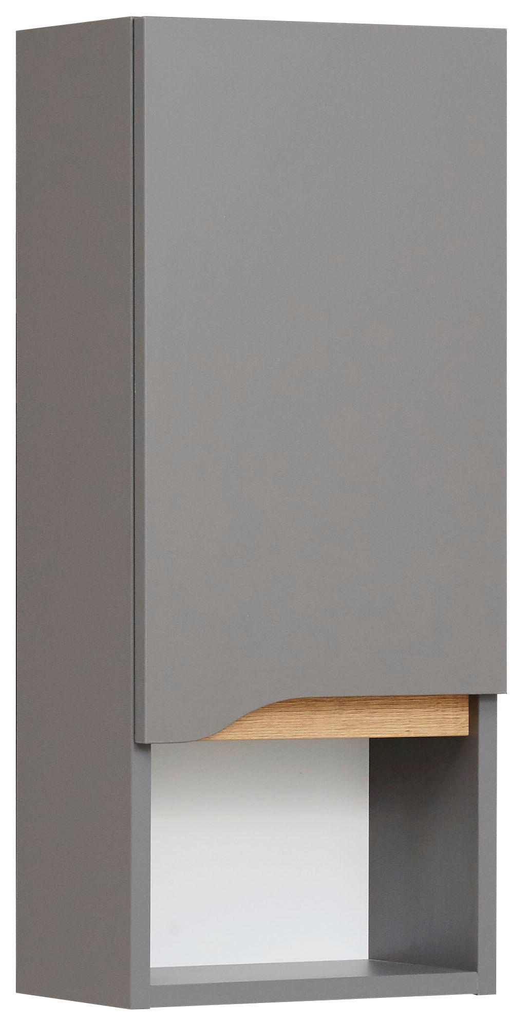 HÄNGESCHRANK 30/70/20 cm  - Dunkelgrau/Eichefarben, KONVENTIONELL, Glas/Holzwerkstoff (30/70/20cm) - Pelipal