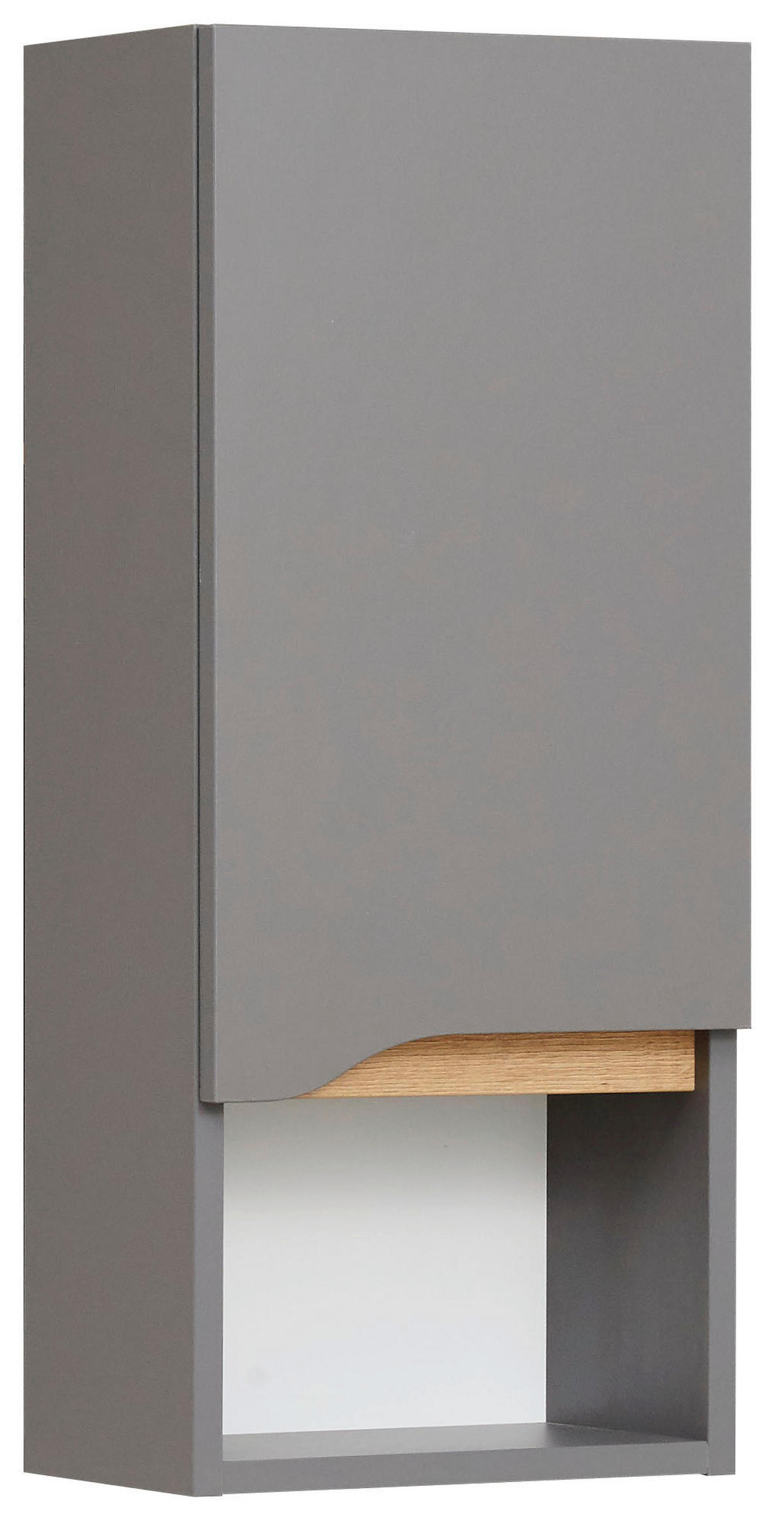 HÄNGESCHRANK 30/70/20 cm  - Dunkelgrau/Eichefarben, KONVENTIONELL, Glas/Holzwerkstoff (30/70/20cm) - Pelipal