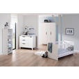 BABYKLEIDERSCHRANK Michi  - Weiß, Trend, Holz/Holzwerkstoff (131,5/198,0/52,4cm) - My Baby Lou