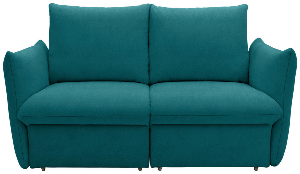 2-SITZER-SOFA Mikrofaser Petrol  - Petrol, Design, Textil (180/100/97cm) - LOOKS by W.Joop