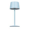 AKKU-TISCHLEUCHTE 9/22 cm  - Hellblau, Basics, Metall (9/22cm) - Novel