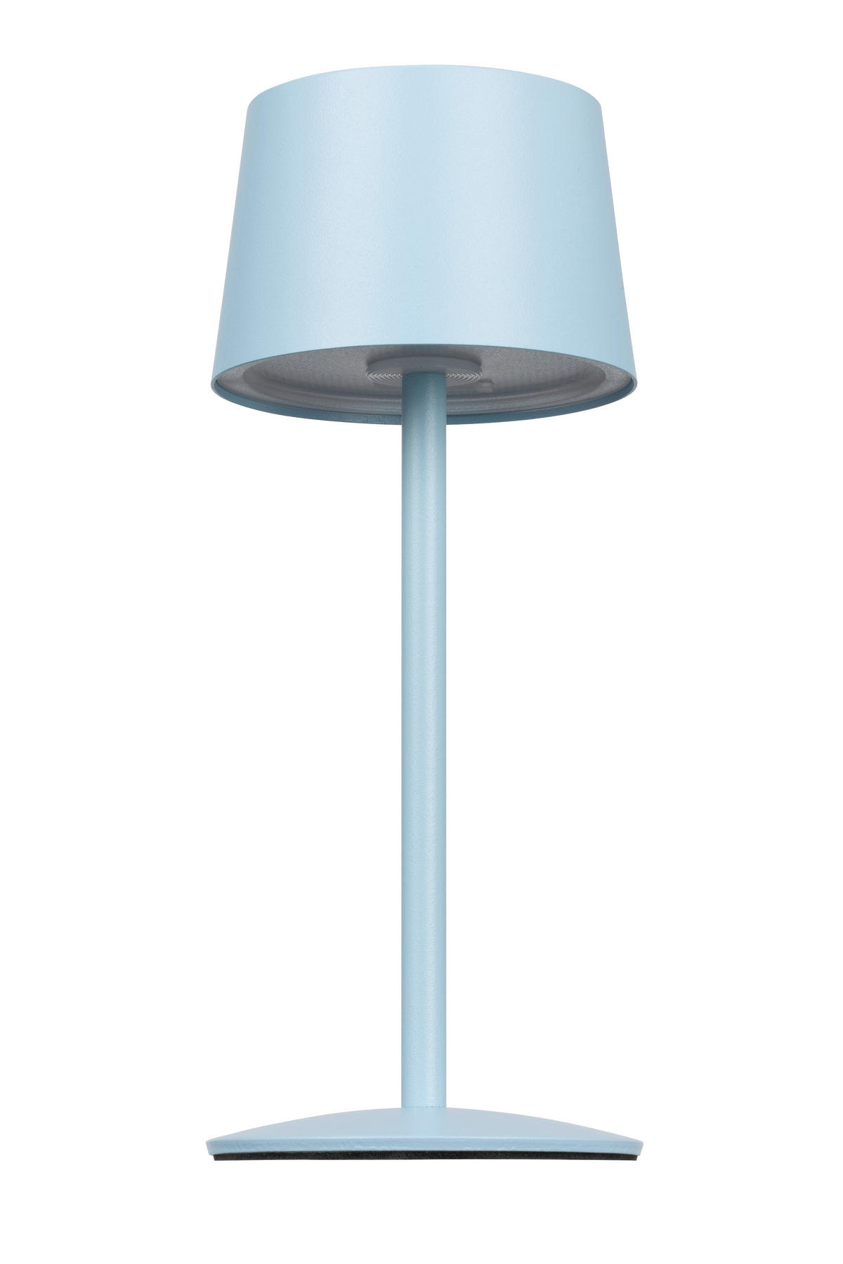 AKKU-TISCHLEUCHTE 9/22 cm  - Hellblau, Basics, Metall (9/22cm) - Novel