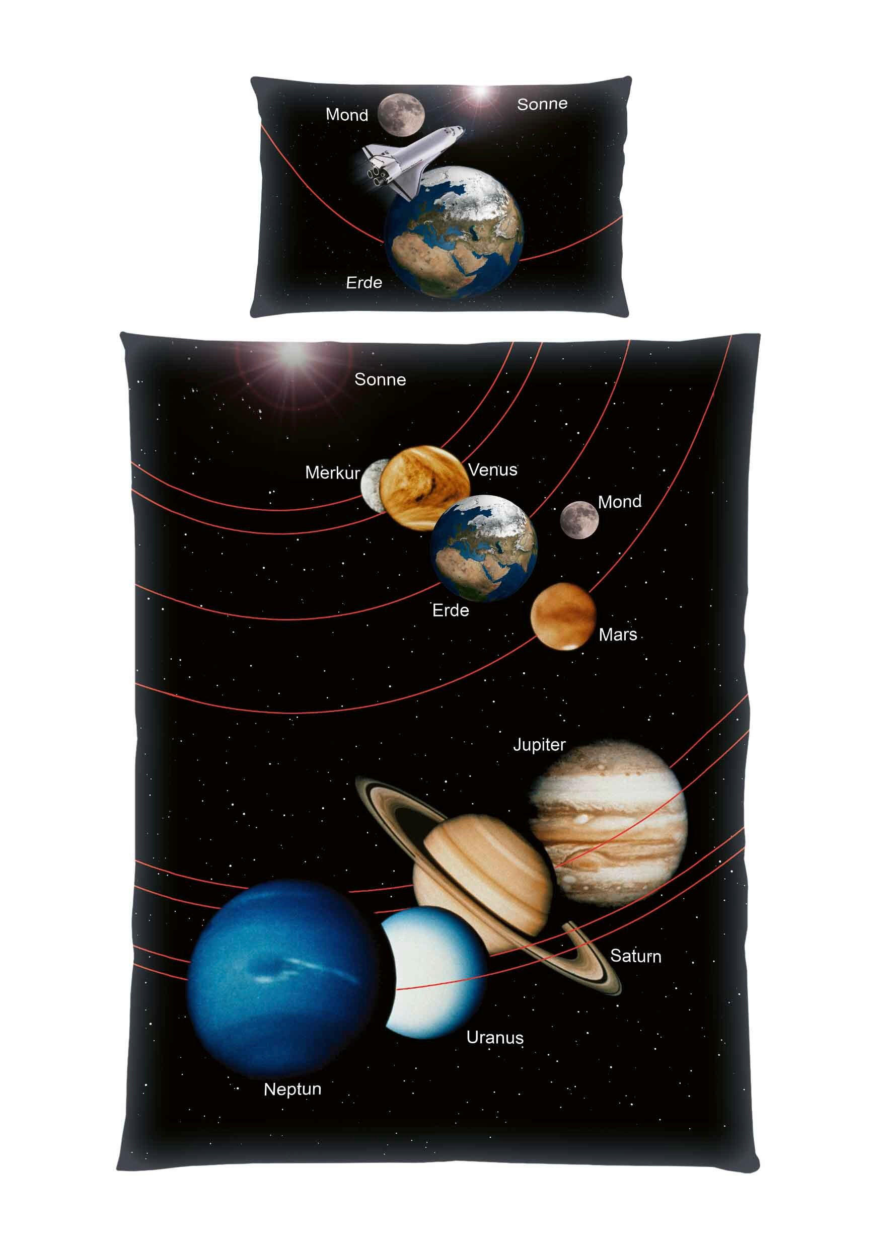 KINDERBETTWÄSCHESET 160/210 cm  - Schwarz, Konventionell, Textil (160/210cm)