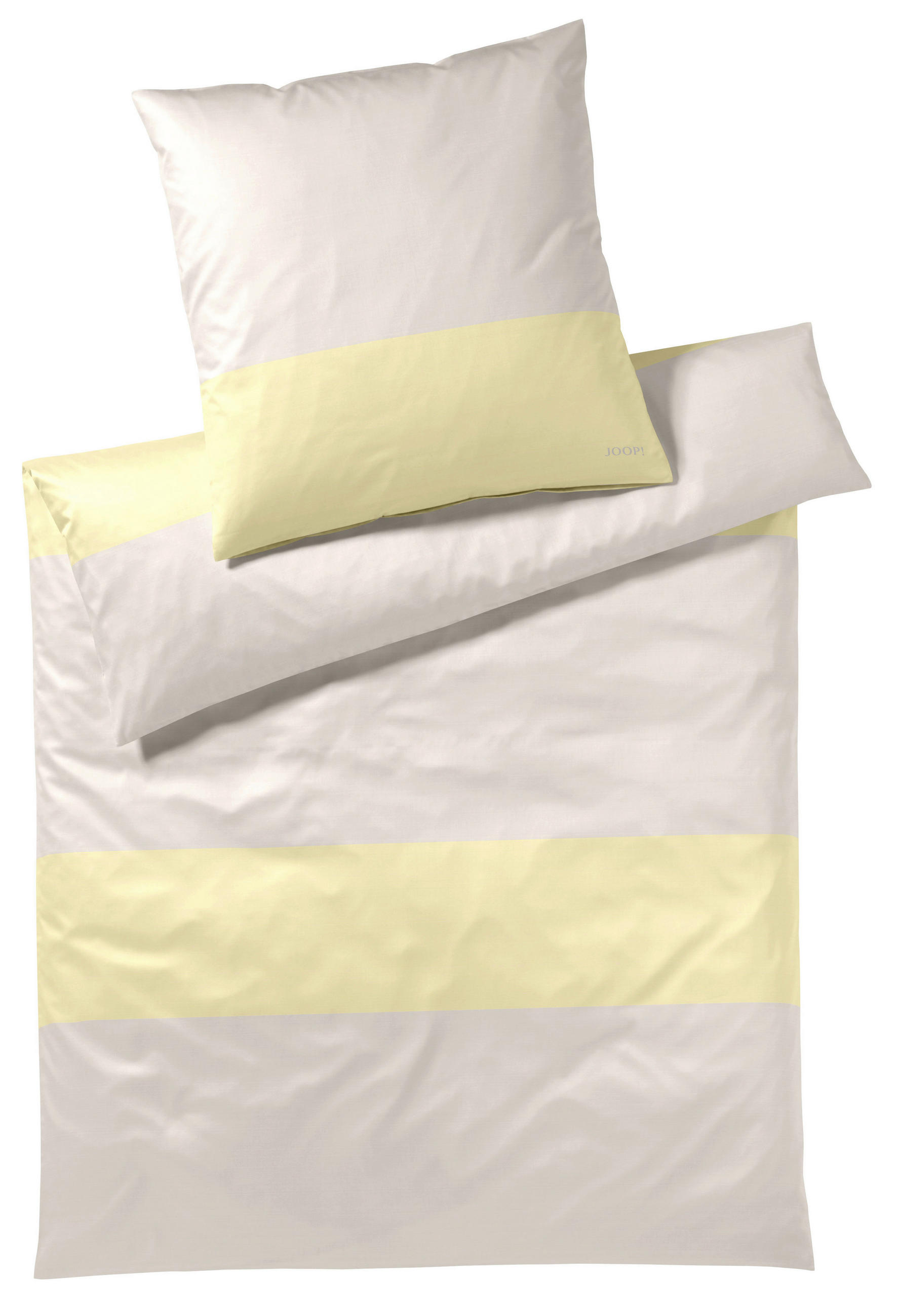 BETTWÄSCHE 135/200 cm Makosatin  - Gelb, Design, Textil (135/200cm) - Joop!