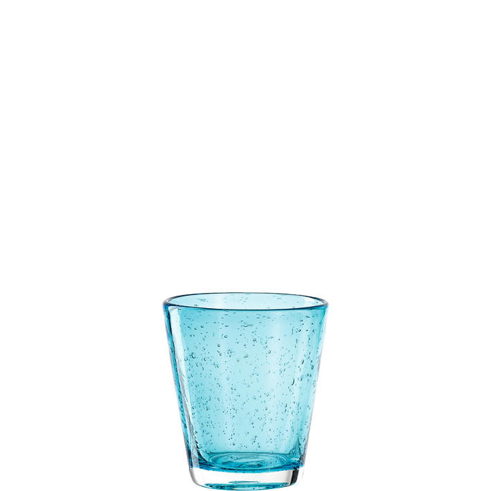 TRINKGLAS 230 ml  - Hellblau, Trend, Glas (9,00/10,00/9,00cm) - Leonardo
