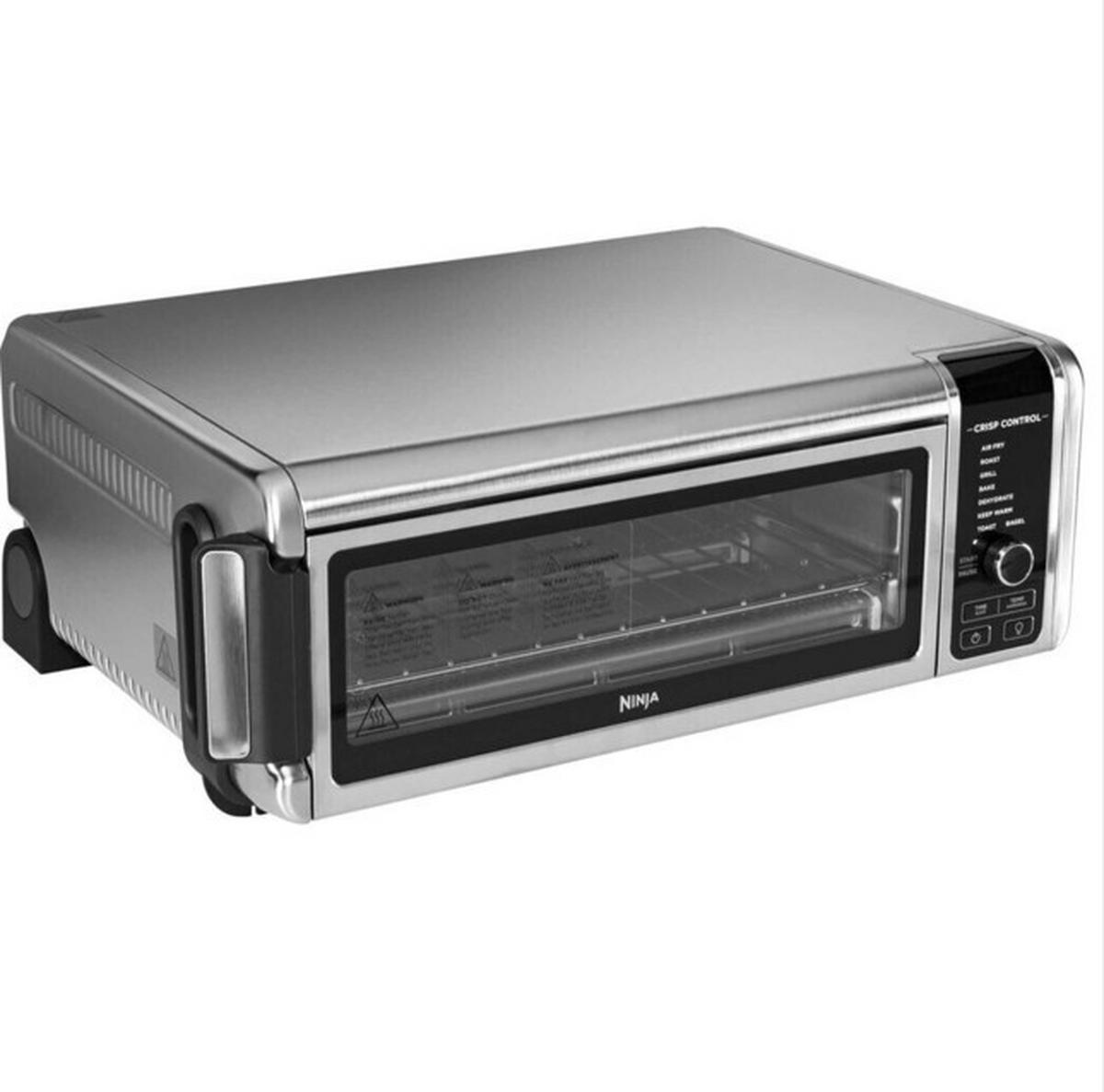 MINIBACKOFEN NINJA  - Grau Hochglanz/Schwarz, Basics, Metall (38/50,1/19,2cm)