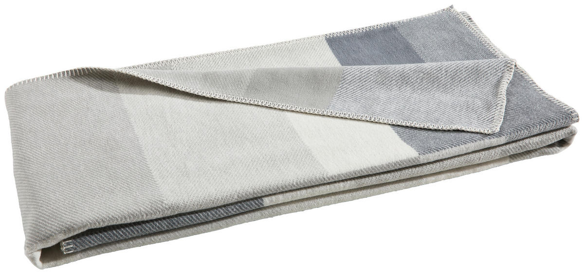 PLÉD 140/200 cm  - világosszürke/krémszínű, Design, textil (140/200cm) - Bio:Vio