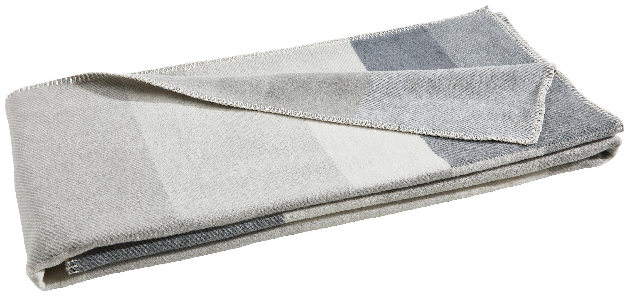 Bio:Vio Wohndecke Moniz Creme, Grau, Hellgrau 140x200 cm