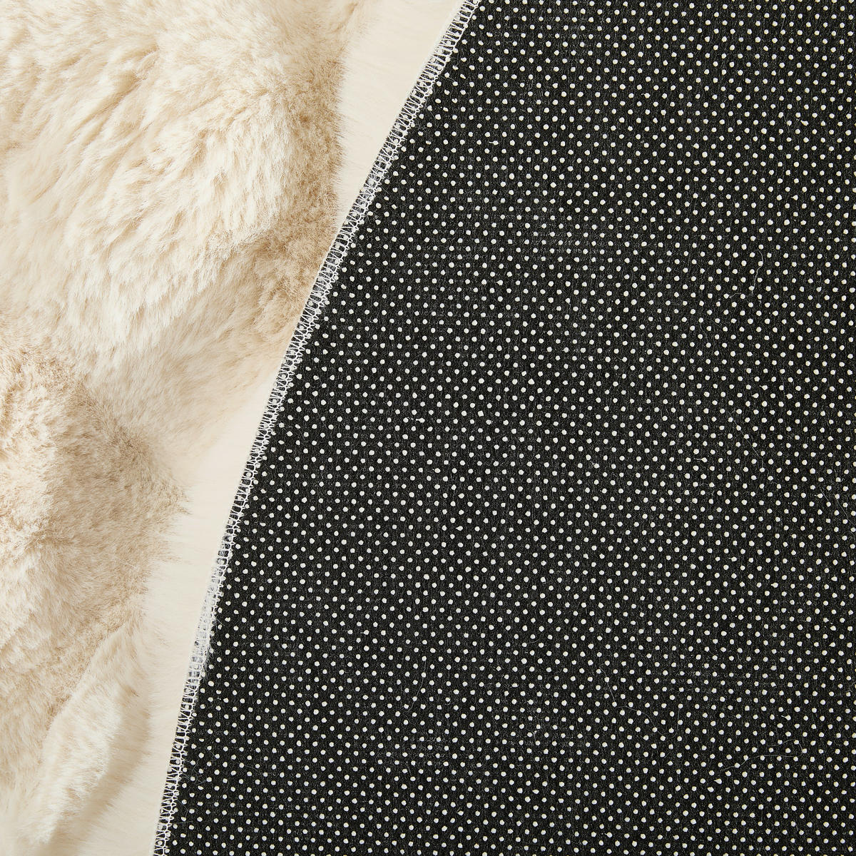 HOCHFLORTEPPICH 160 cm Weiß  - Weiß, Basics, Textil (160cm) - Novel