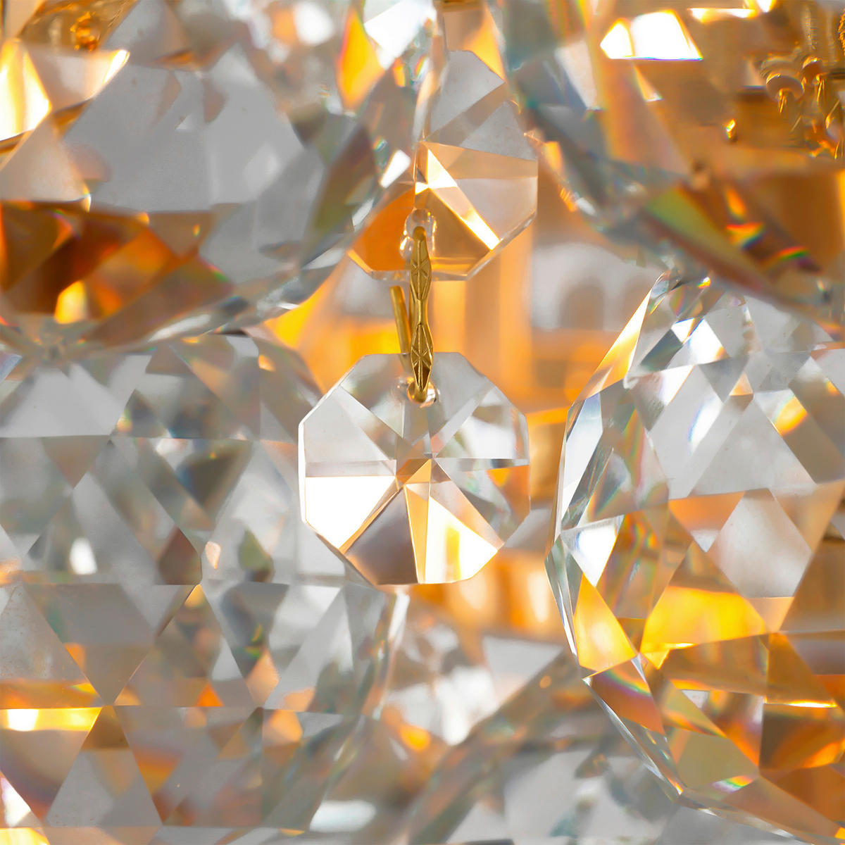 KRONLEUCHTER 41/21,5/41 cm   - Goldfarben, Trend, Glas/Metall (41/21,5/41cm) - MAYTONI