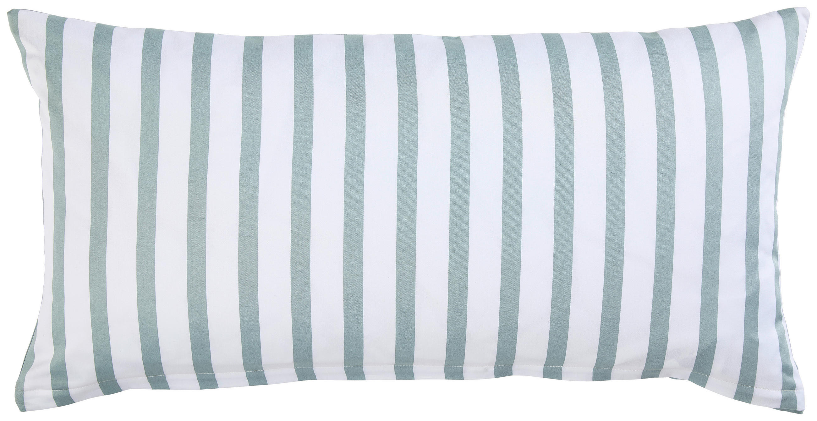 KISSENHÜLLE GENTANO 40/80 cm - Salbeigrün/Weiß, Design, Textil (40/80cm) - Janine