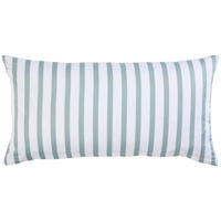 KISSENHÜLLE GENTANO 40/80 cm  - Salbeigrün/Weiß, Design, Textil (40/80cm) - Janine