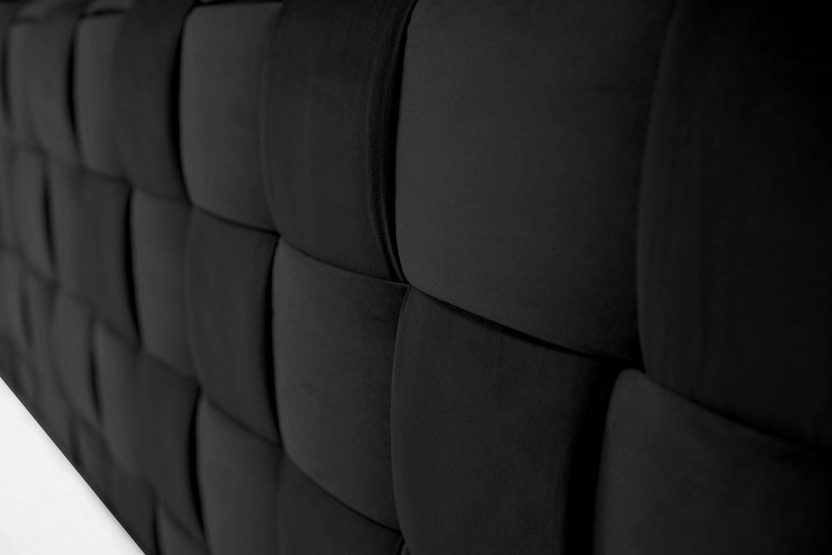 AMERICKÁ POSTEL, 180/200 cm, černá - černá, Moderní, textil (180/200cm) - Livetastic