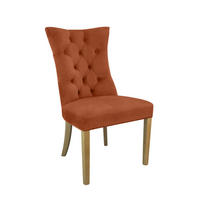 STOLICA  boje hrđe  drvo, tekstil      - boje hrđe/prirodne boje, Lifestyle, drvo/tekstil (97/55/64cm) - Xora