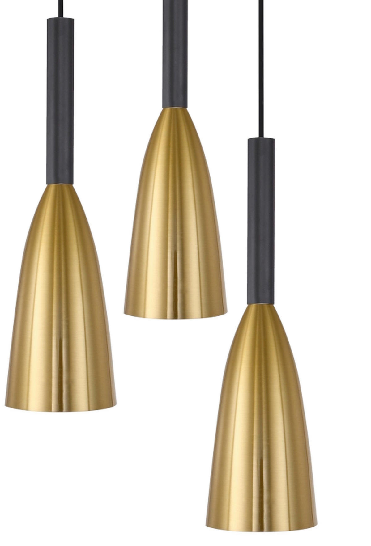 HÄNGELEUCHTE Solin 100/30/30 cm  - Goldfarben, Design, Metall (100/30/30cm)