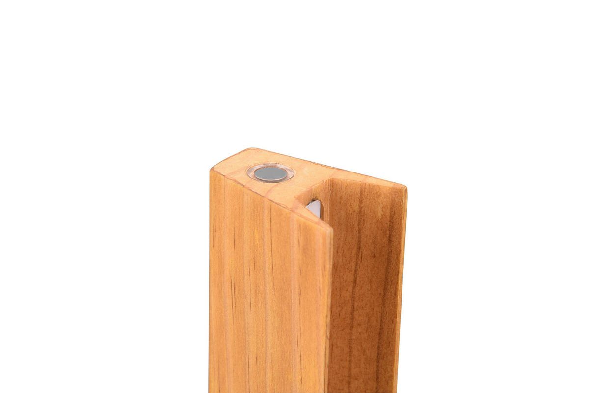 LED-STEHLEUCHTE  13/120/19 cm   - Schwarz/Braun, Design, Holz/Metall (13/120/19cm) - Trio Leuchten