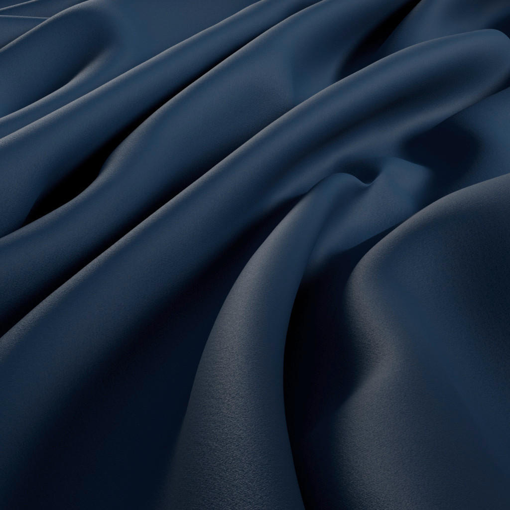 Material Perdele Și Draperii opac  - albastru închis, Basics, textil (310cm)