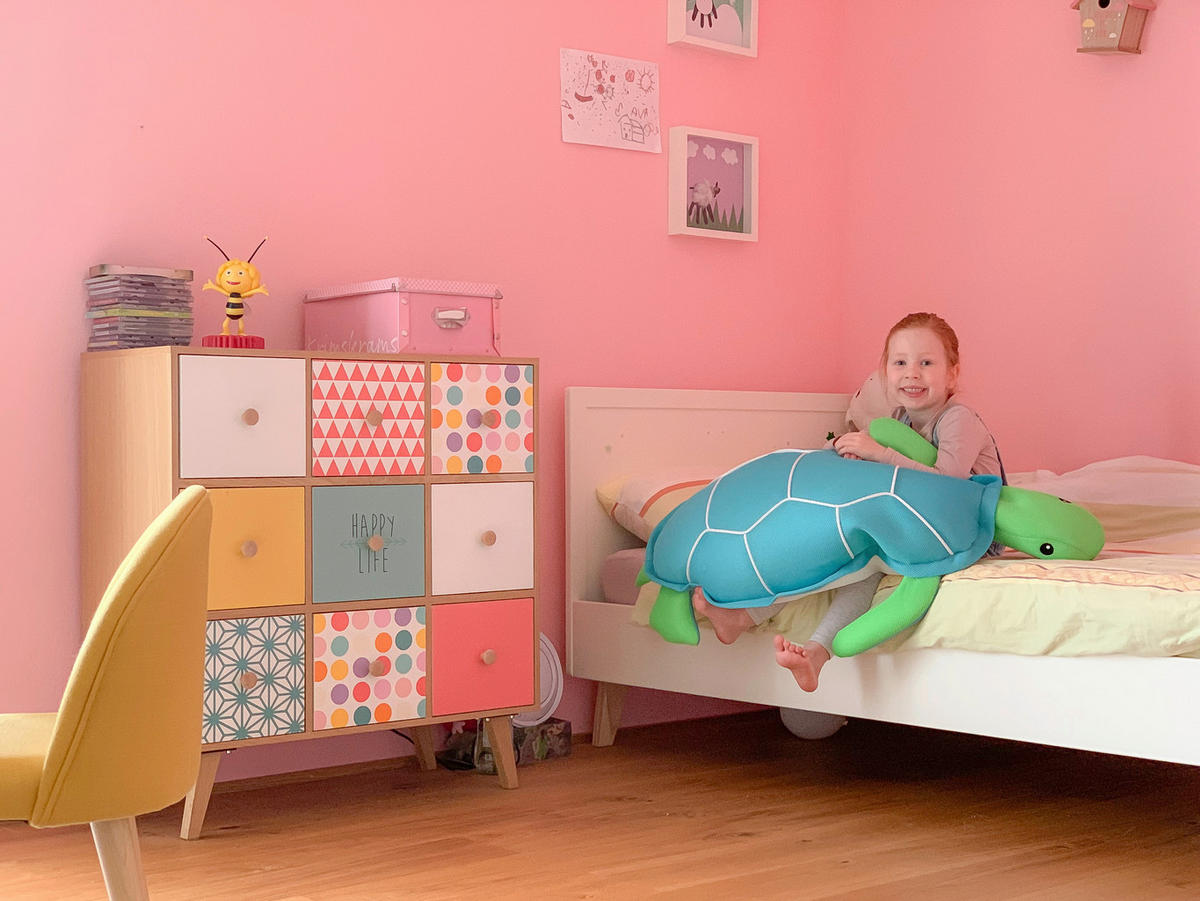 SCHWIMMTIER Hellblau  - Hellblau, KONVENTIONELL, Textil (82/100/15cm)