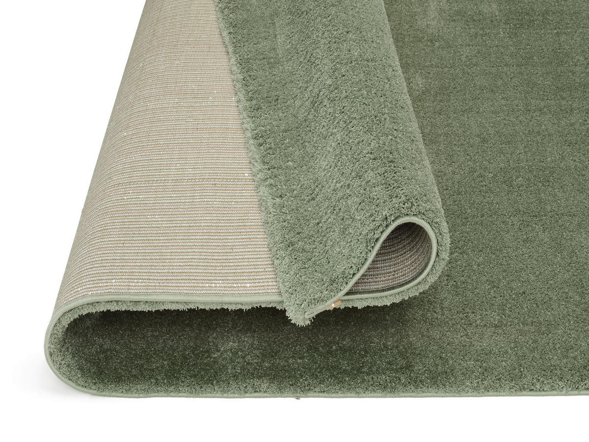 WEBTEPPICH 65/130 cm Soft Dream Olivgrün  - Olivgrün, Basics, Textil (65/130cm) - Novel