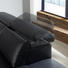 WOHNLANDSCHAFT in Leder Schwarz - Schwarz, Design, Leder/Metall (241/286cm) - Natuzzi Editions WOHNLANDSCHAFT in Leder Schwarz - Schwarz, Design, Leder/Metall (241/286cm) - Natuzzi Editions