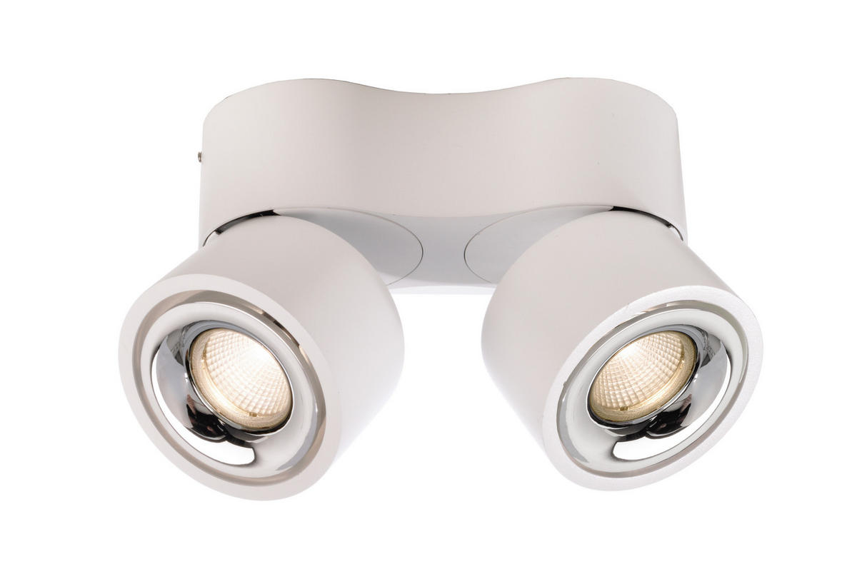 LED-DECKENSTRAHLER - Weiss, Konventionell, Metall (16/7/9cm)