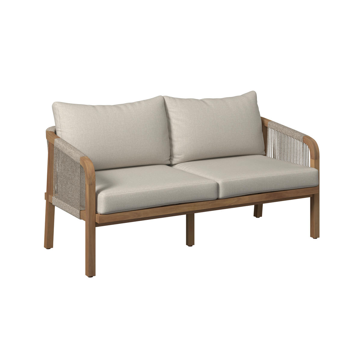 GARTENBANK 152/69/79,5 cm  in Akaziefarben, Beige  - Beige/Akaziefarben, Natur, Holz (152/69/79,5cm) - Ambia Garden