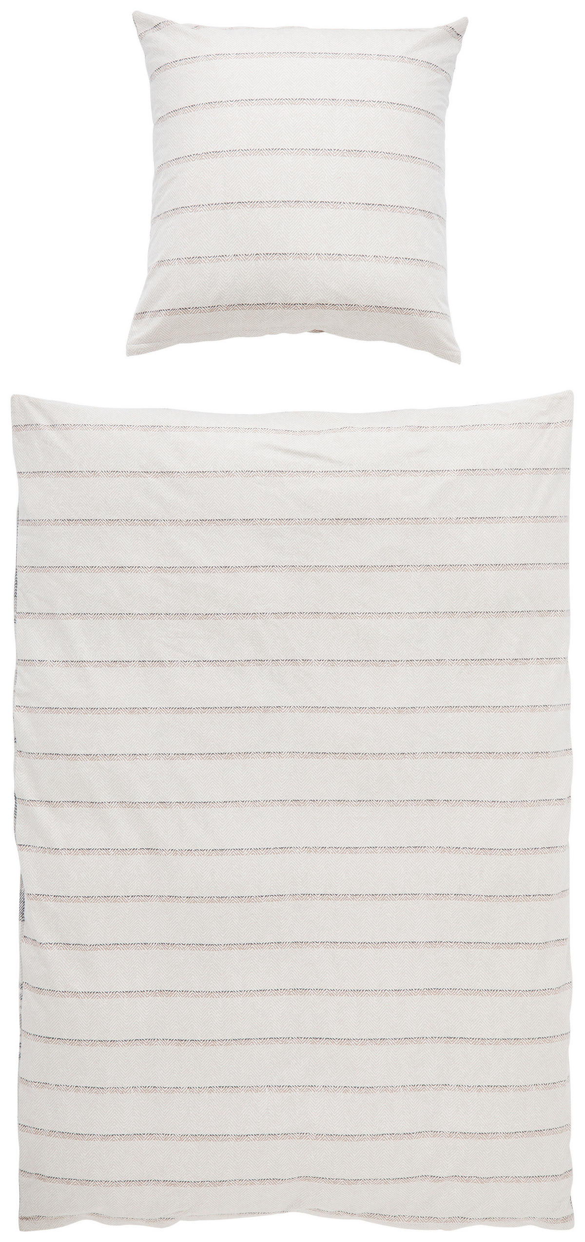 WENDEBETTWÄSCHE 155/220 cm s.Oliver Flanell  - Beige, Design, Textil (155/220cm) - S. Oliver