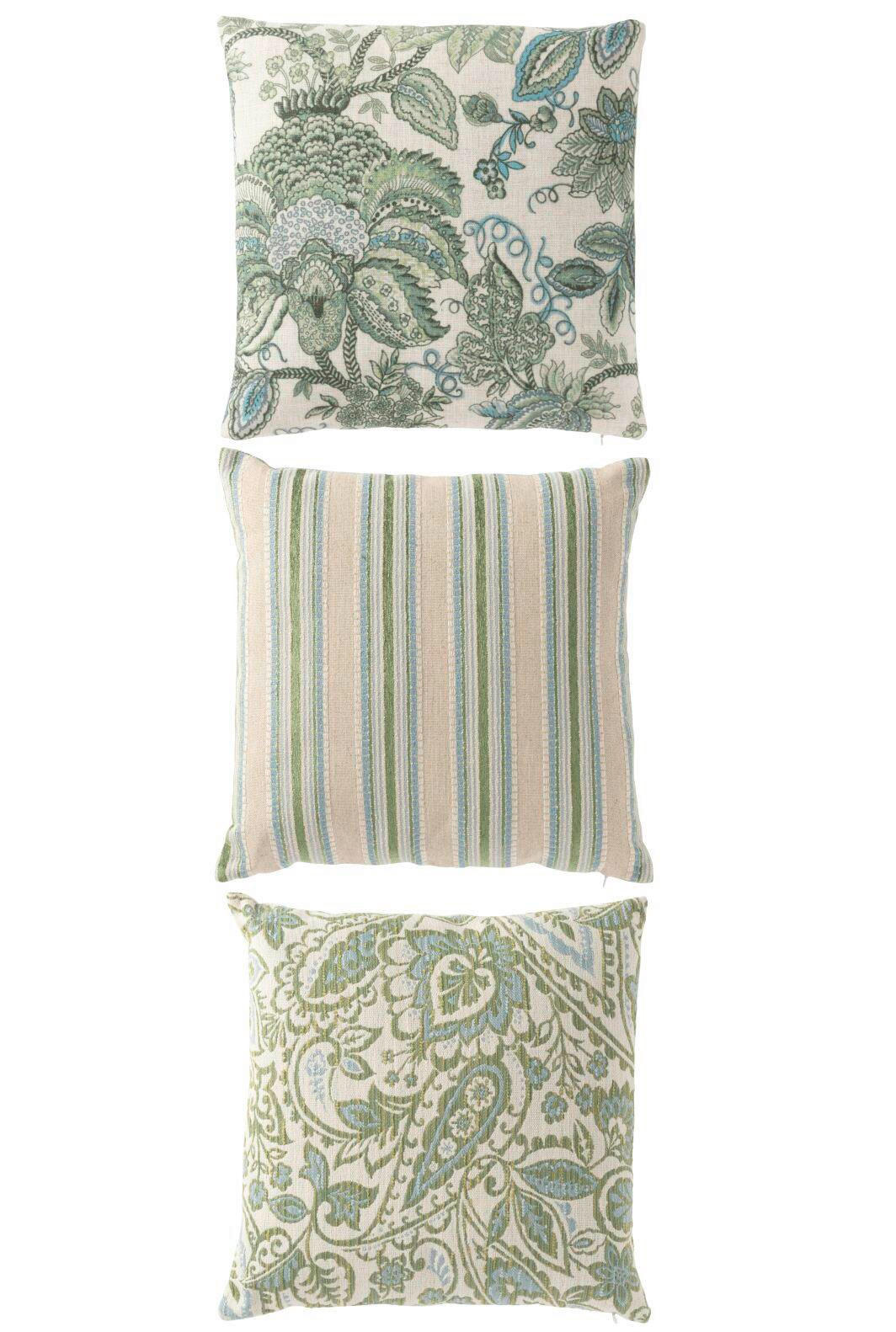 INNENKISSEN  - Hellblau/Grün, Basics, Textil (45/45/10cm)