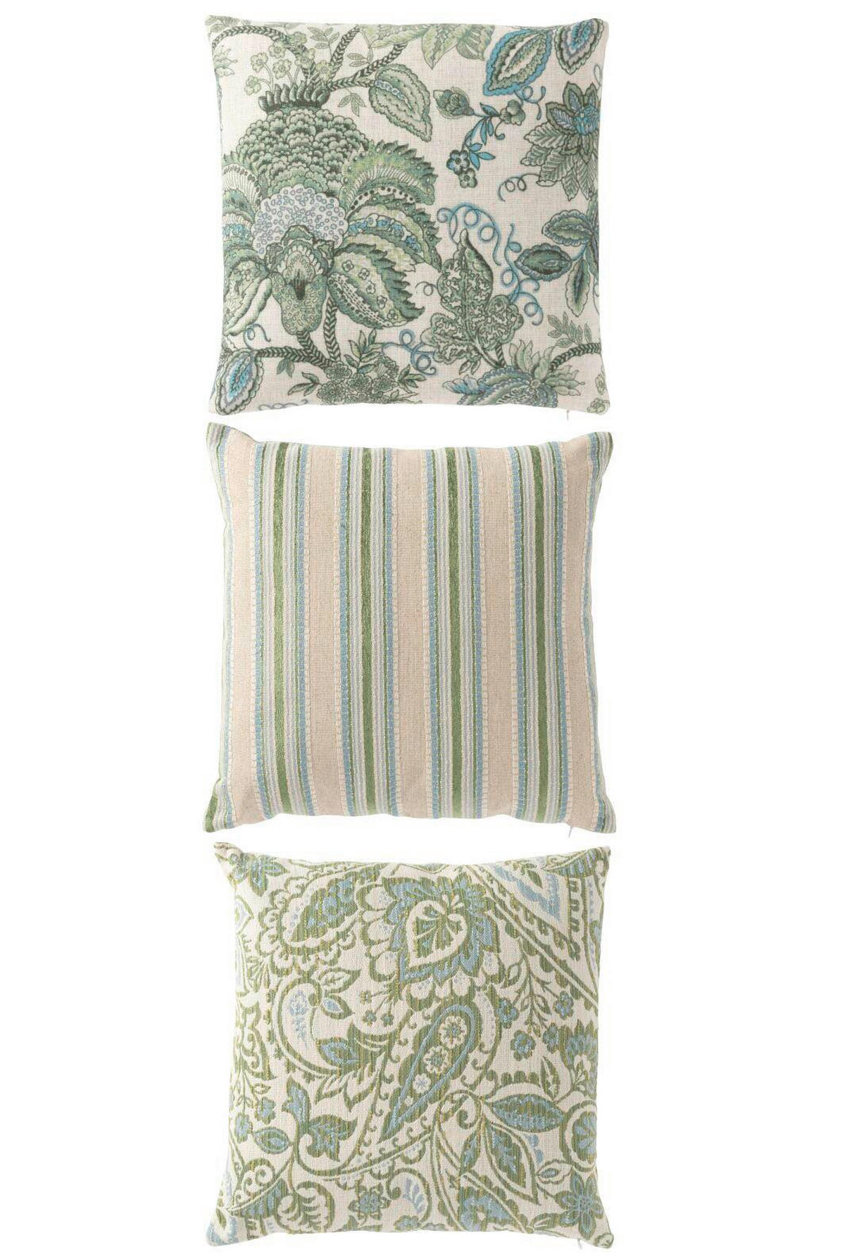 INNENKISSEN  - Hellblau/Grün, Basics, Textil (45/45/10cm)