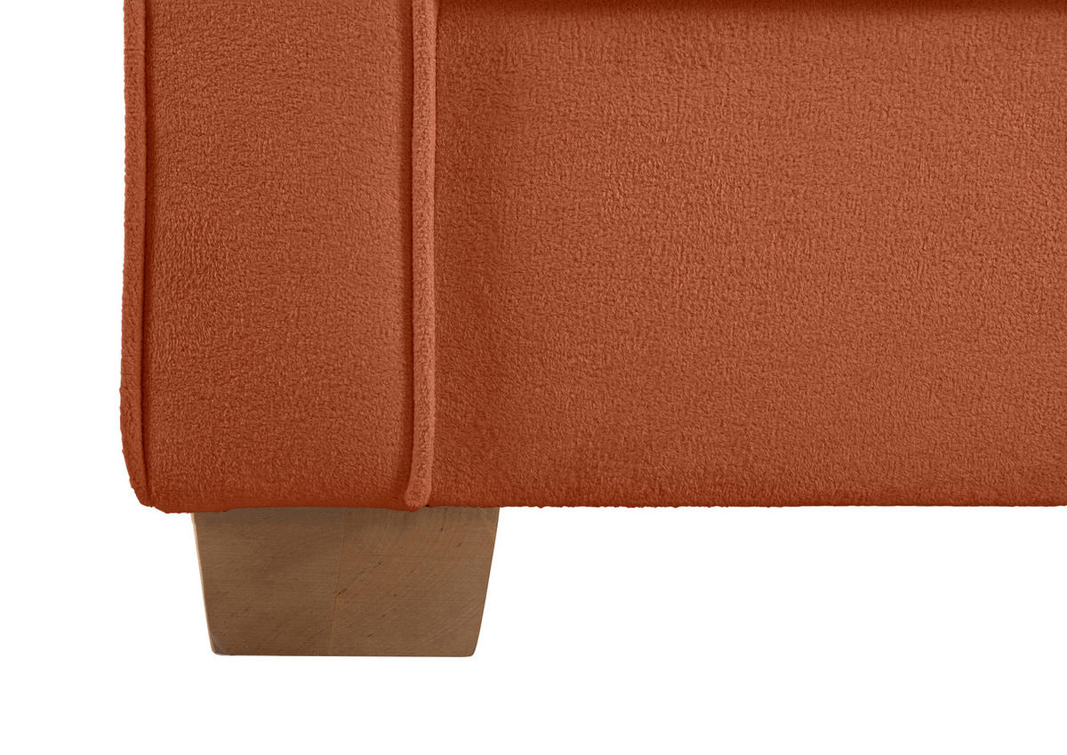 SESSEL in Rostfarben  - Rostfarben/Buchefarben, Design, Holz/Textil (93/89/82cm) - MID.YOU