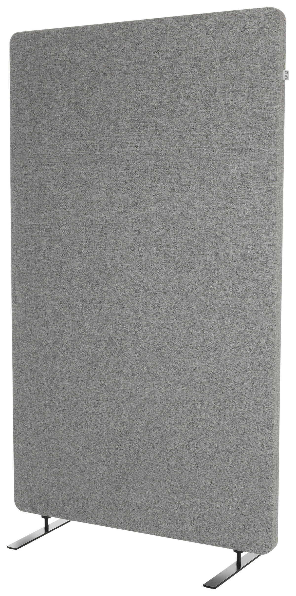 TRENNWAND Textil, Metall, Kunststoff Hellgrau  - Hellgrau, Basics, Kunststoff/Textil (80/142/35cm) - MID.YOU