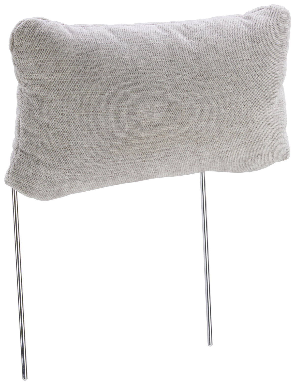 KOPFSTÜTZE in Chenille  - Grau, Modern, Textil/Metall (49/12/26cm) - Carryhome