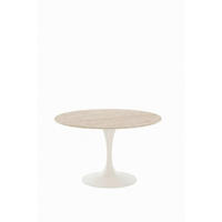 GARTENTISCH 120/120/75,5 cm Keramik rund  - Beige/Grauweiß, Design, Keramik/Metall (120/120/75,5cm) - Niehoff Garden