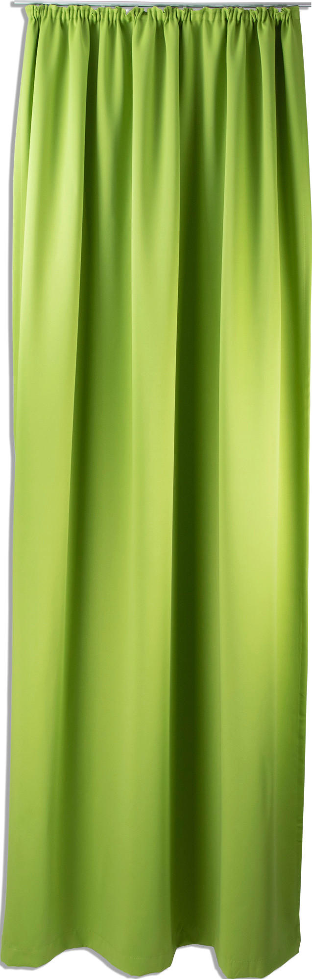 WÄRMESCHUTZVORHANG THERMOVORHANG Verdunkelung 140/245 cm   - Grasgrün, Basics, Textil (140/245cm)