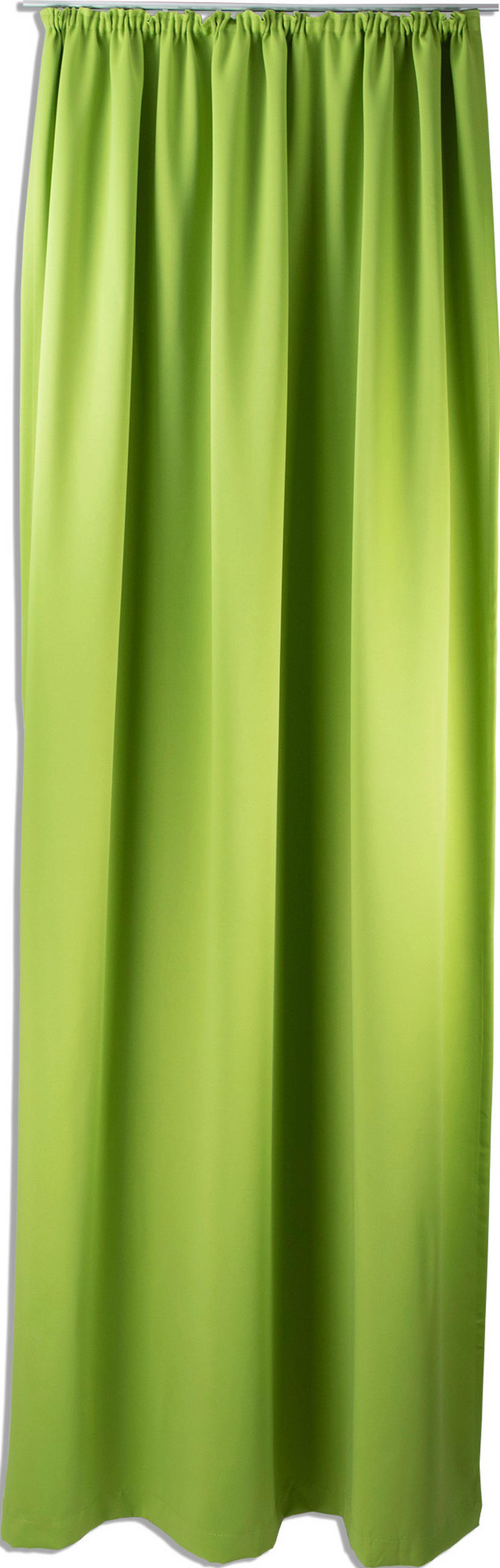 WÄRMESCHUTZVORHANG THERMOVORHANG Verdunkelung 140/245 cm   - Grasgrün, Basics, Textil (140/245cm)