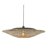 ZÁVĚSNÉ SVÍTIDLO, 87/21 cm  - černá/světle hnědá, Natur, přírodní materiály (87/21cm) - Good & Mojo