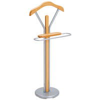 HERRENDIENER Buchefarben, Alufarben 46/109/29 cm   - Buchefarben/Alufarben, Basics, Holzwerkstoff/Metall (46/109/29cm) - Boxxx