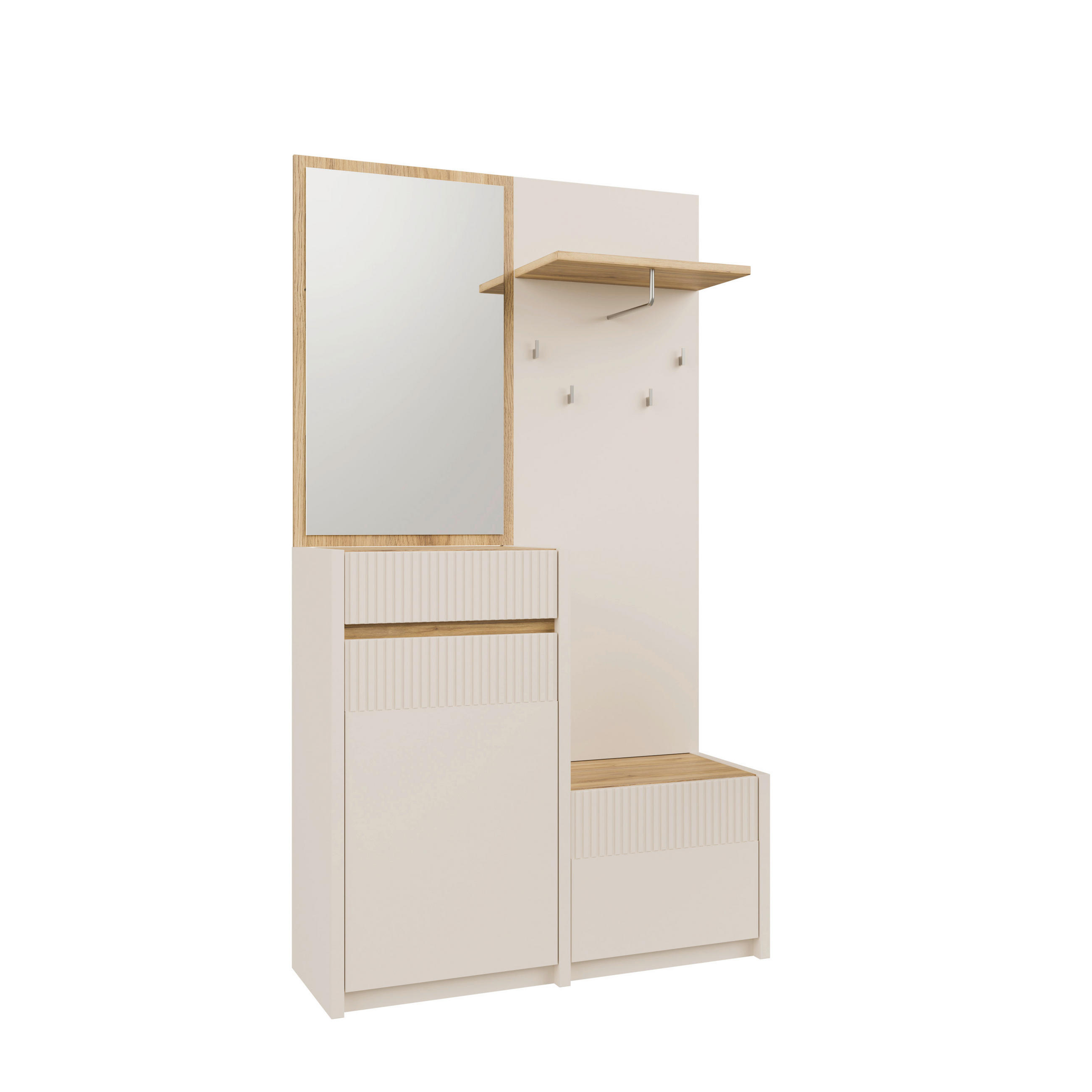 PREDSOBA barve hrasta, peščene barve - barve hrasta/peščene barve, Design, kovina/umetna masa (108,4/195,9/41,7cm) - MID.YOU