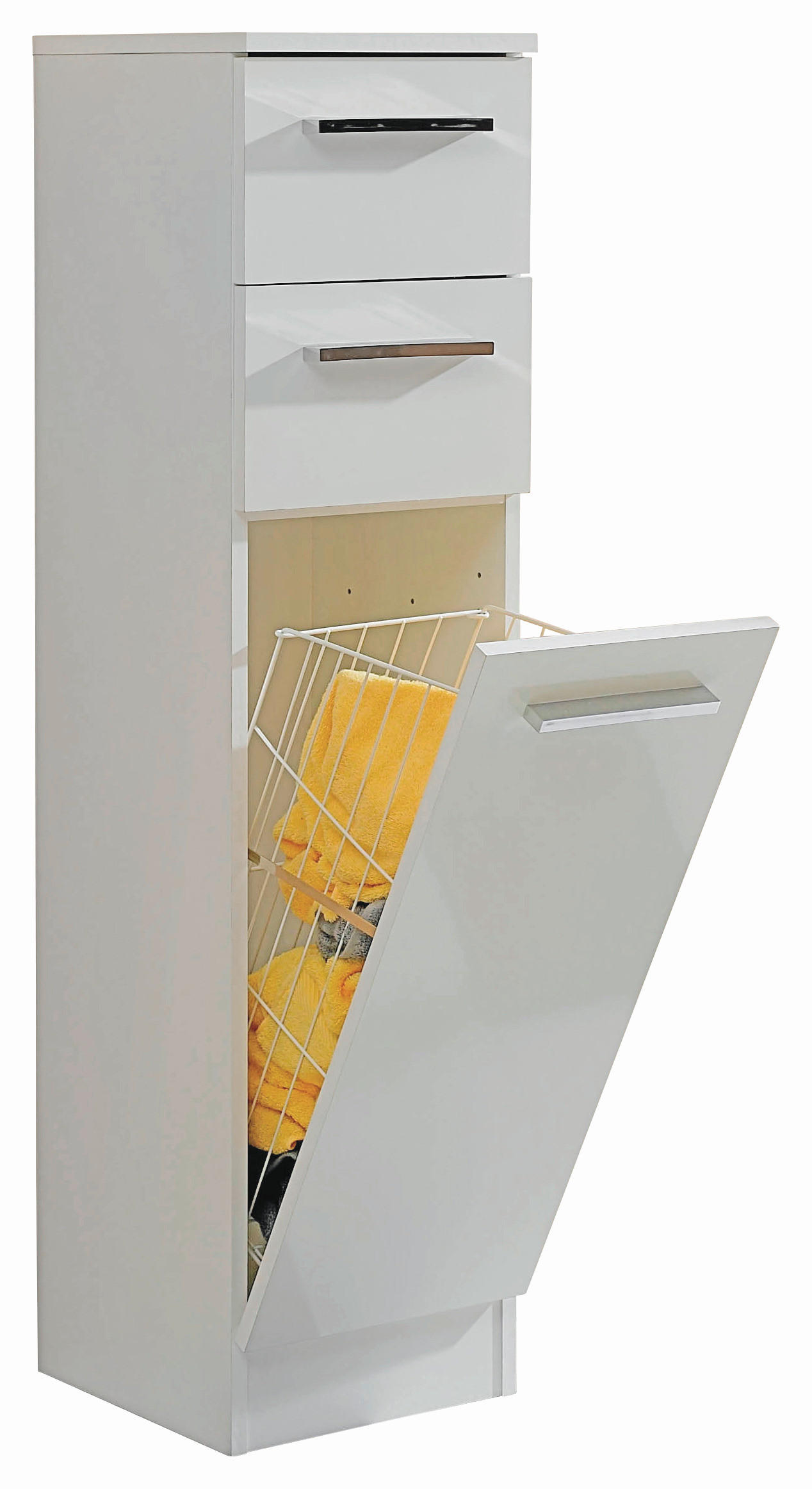 UNTERSCHRANK 30/119/33 cm   - Chromfarben/Weiß, KONVENTIONELL, Holzwerkstoff (30/119/33cm) - Carryhome