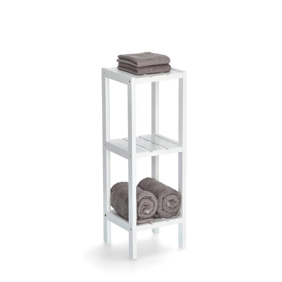 STANDREGAL Weiß  - Weiß, Basics, Holzwerkstoff (22/22/65cm) - Zeller Present